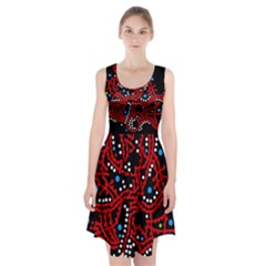 Red Fantasy 2 Racerback Midi Dress