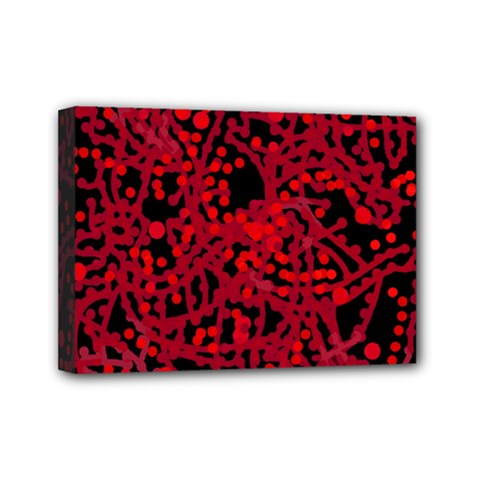 Red Emotion Mini Canvas 7  X 5 