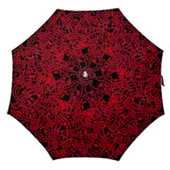 Red Emotion Straight Umbrellas by Valentinaart