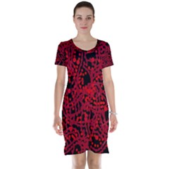 Red Emotion Short Sleeve Nightdress