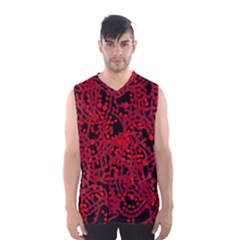 Red Emotion Men s Basketball Tank Top