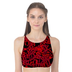 Red Emotion Tank Bikini Top