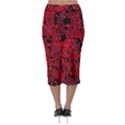 Red emotion Midi Pencil Skirt View2