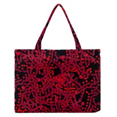 Red Emotion Medium Zipper Tote Bag