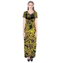 Yellow emotions Short Sleeve Maxi Dress View1