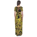 Yellow emotions Short Sleeve Maxi Dress View2