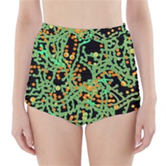 Green Emotions High-waisted Bikini Bottoms