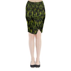 Tulips For The Soul Midi Wrap Pencil Skirt by pepitasart