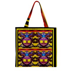 Spirit  Bulgarian Bee Zipper Grocery Tote Bag by MRTACPANS