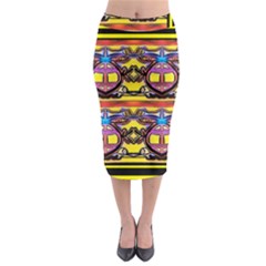 Spirit  Bulgarian Bee Midi Pencil Skirt