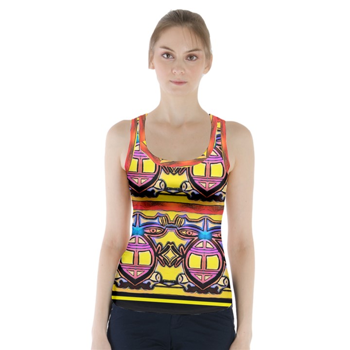 Spirit  Bulgarian Bee Racer Back Sports Top