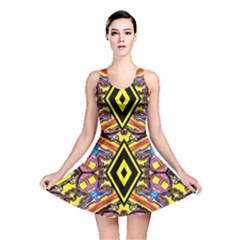 Bulgarian Eye Reversible Skater Dress