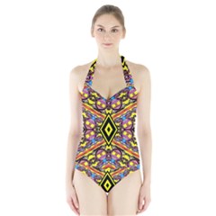 Bulgarian Eye Halter Swimsuit