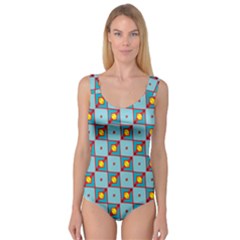 Shapes In Squares Pattern                                     Princess Tank Leotard by LalyLauraFLM