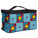 Shapes in squares pattern                                                                                                            Cosmetic Storage Case View2