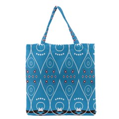 Ornamental Shapes                                                                                                             Grocery Tote Bag by LalyLauraFLM