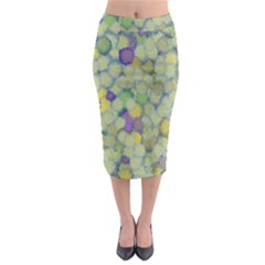 Paint Brushes                                                                                                                Midi Pencil Skirt by LalyLauraFLM