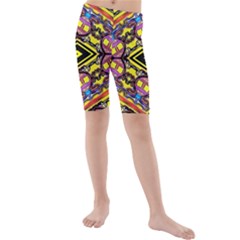 Spirit Time5588 52 Pngy Kids  Mid Length Swim Shorts