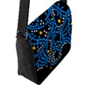 Blue fantasy Flap Messenger Bag (L)  View2