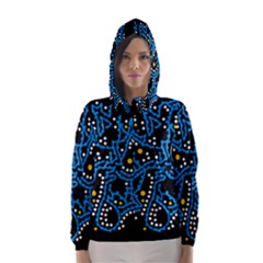 Blue Fantasy Hooded Wind Breaker (women)