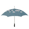 Cloudy Sky With Rain And Flowers Straight Umbrellas View3