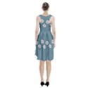 Cloudy Sky With Rain And Flowers Racerback Midi Dress View2