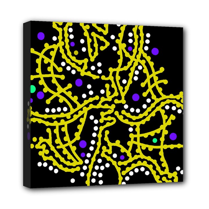 Yellow fantasy Mini Canvas 8  x 8 