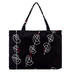 Direction Medium Zipper Tote Bag