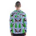 Reindeer and Xmas trees  Hooded Wind Breaker (Men) View2