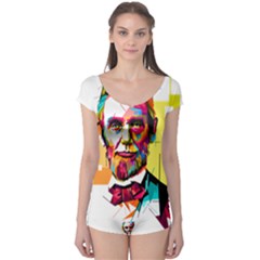 Abraham Lincoln Boyleg Leotard  by bhazkaragriz