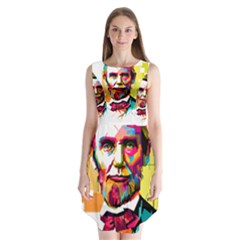 Abraham Lincoln Sleeveless Chiffon Dress   by bhazkaragriz