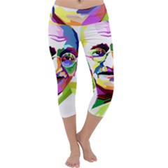 Ghandi Capri Yoga Leggings by bhazkaragriz