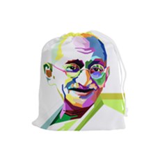 Ghandi Drawstring Pouches (large) 