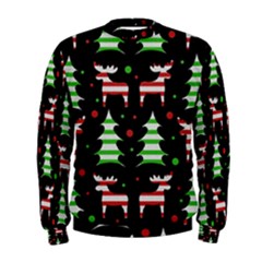 Reindeer Decorative Pattern Men s Sweatshirt by Valentinaart