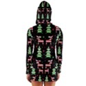 Reindeer decorative pattern Women s Long Sleeve Hooded T-shirt View2