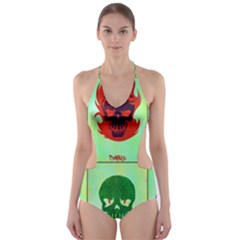 Suicide Squad Cut-out One Piece Swimsuit