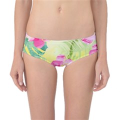 Tropical Dream Hibiscus Pattern Classic Bikini Bottoms by DanaeStudio