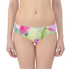 Tropical Dream Hibiscus Pattern Hipster Bikini Bottoms by DanaeStudio