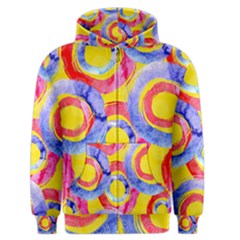 Blue And Pink Dream Men s Zipper Hoodie