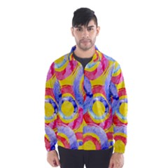 Blue And Pink Dream Wind Breaker (men)