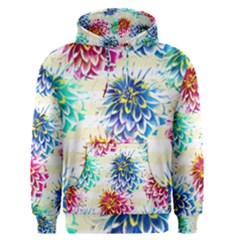 Colorful Dahlias Men s Pullover Hoodie