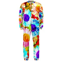 Colorful Daisy Garden Onepiece Jumpsuit (men) 