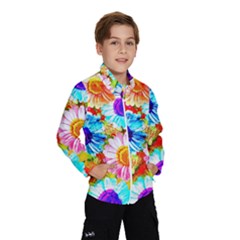 Colorful Daisy Garden Wind Breaker (kids)