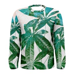 Pachira Leaves  Men s Long Sleeve Tee