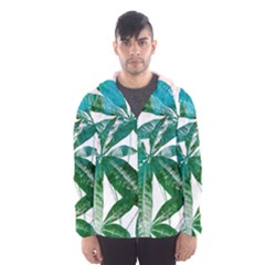 Pachira Leaves  Hooded Wind Breaker (men) by DanaeStudio