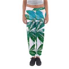 Pachira Leaves  Women s Jogger Sweatpants by DanaeStudio