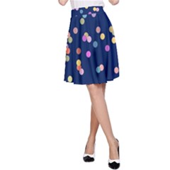 Playful Confetti A-line Skirt