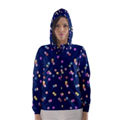 Playful Confetti Hooded Wind Breaker (women)