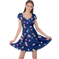 Playful Confetti Cap Sleeve Dresses