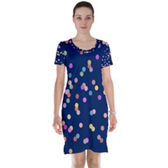 Playful Confetti Short Sleeve Nightdress